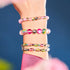 Licorne Rose | Argent | Bracelet de perles de verre sirène